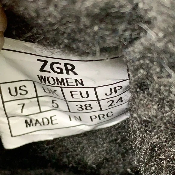 ZGR Classic Winter black suede snow ankle boots 7 - Picture 14 of 16